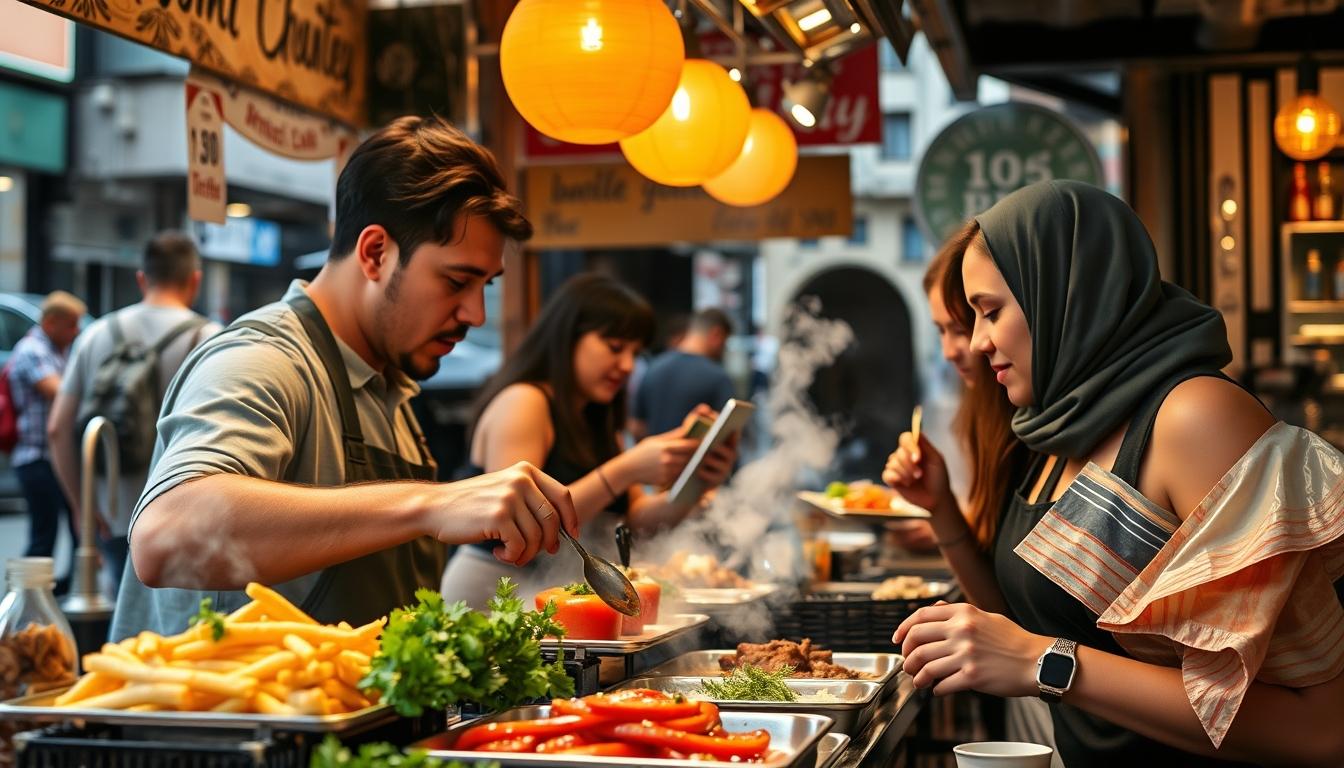 Ingredients prepared for a simple home dinner