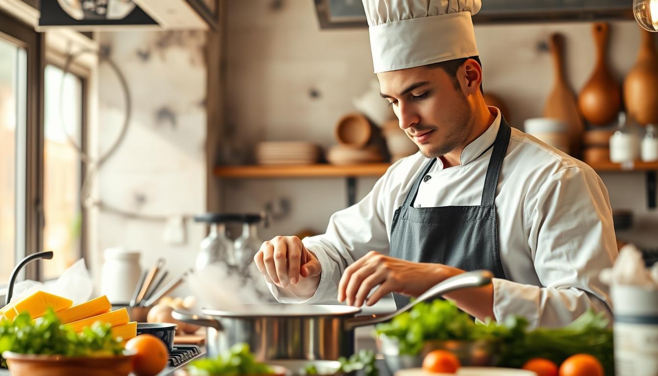 Healthy home cooking bowl