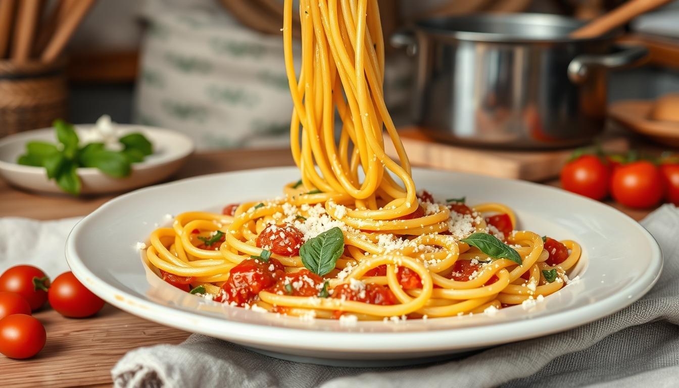Home cook preparing ingredients in the kitchen